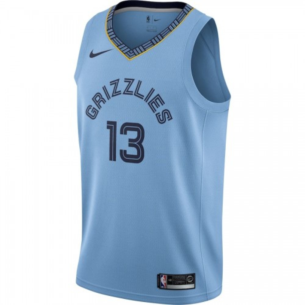 Men's Memphis Grizzlies Jaren Jackson Jr. #13 Blue 19/20 Swingman Jersey - Statement Edition-Pro Kit Vault | Brand New 26/27 Sports Jerseys